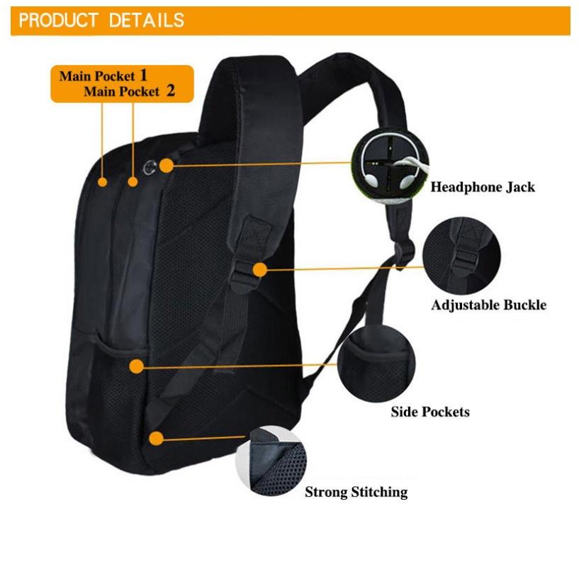 Stylish Roblox Backpack With Multicolor Design And Large Capacity For School Use