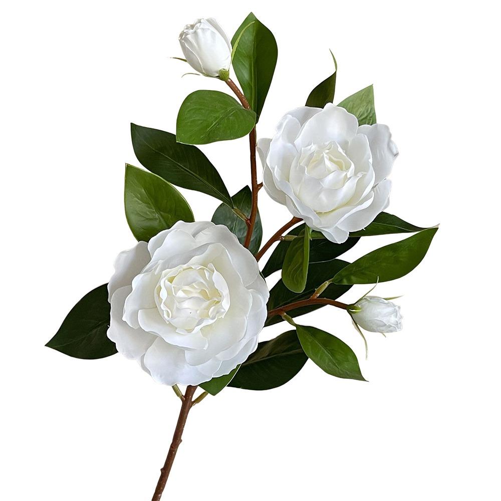 

DIY Simulation Gardenia Yellow White Faux Flowers NEW Artificial Gardenia Flower Gift белый