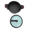 Electric Skillet and Frying Pan 1500W Stainless Steel Nonstick Multifunctional Micro Pressure
