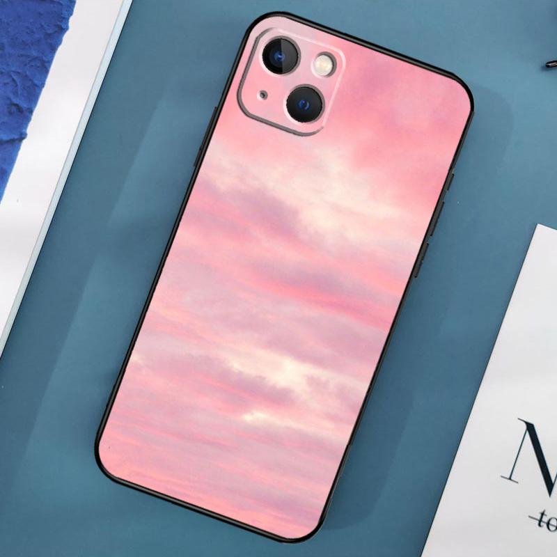 

Пастельно-розовый чехол для телефона iPhone 15 14 Pro Max 11 13 12 Mini X XR XS Max SE 2020 7 8 Plus, чехол-капа iPhone 11Pro MAX