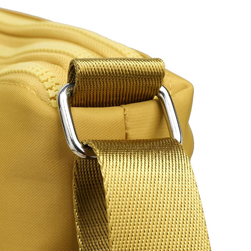 Sac à bandoulière en nylon imperméable multicouche pour femme