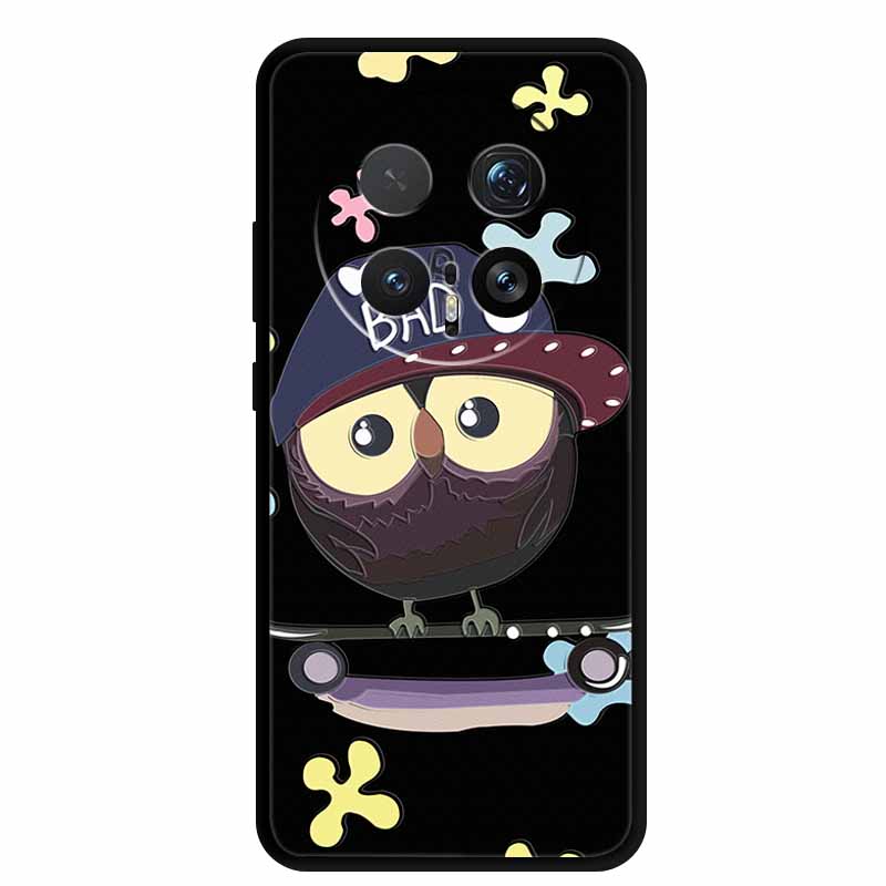 6.71" For Honor Magic8 Pro 5G Case 3D Emboss Relief Flower Black Silicone Soft Back Cover Case For Honor Magic 8 Pro Case Shells