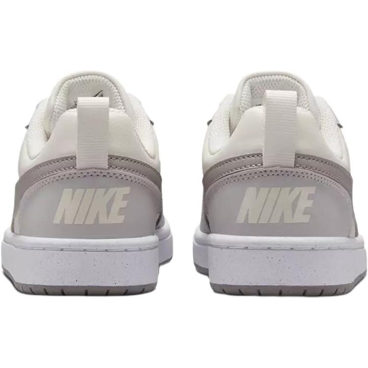Nike Court Borough Low Comfortable Fashion Non-Slip Durable Low-Top Kids Skate Shoes Men Sneaker Gray White DV5456127