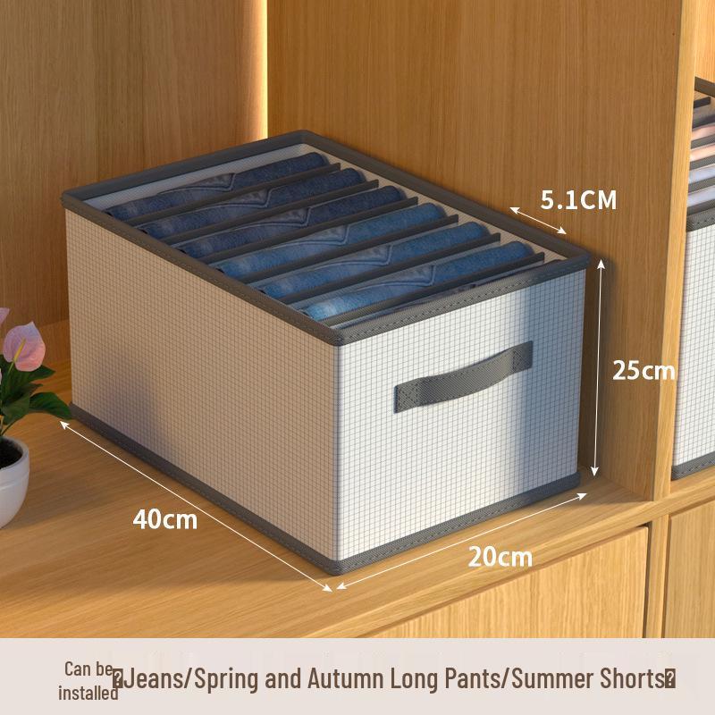Foldable Wardrobe Storage Box - Large Capacity Drawer for Clothes and Pants