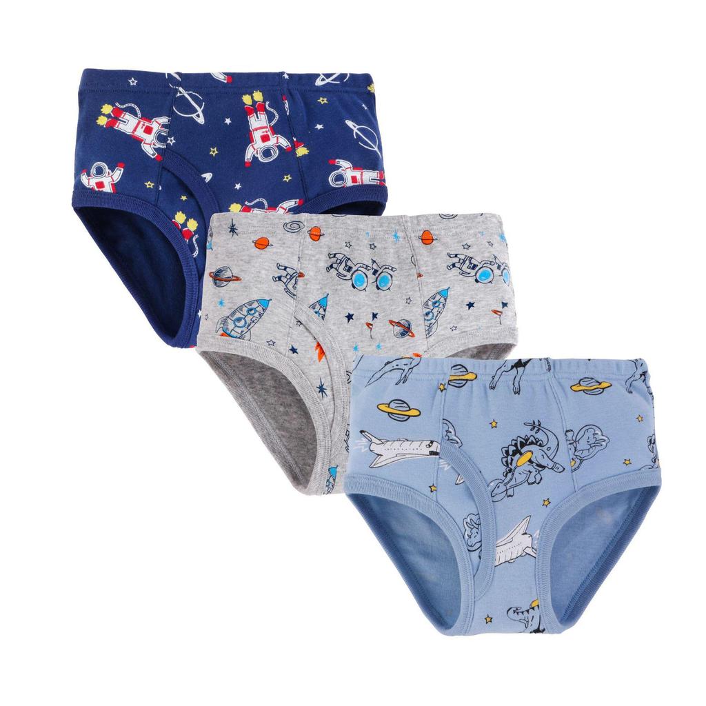 Mutandine da Bambino in Puro Cotone con Dinosauri - Pantaloncini Cartoon per Toddler e Bambini