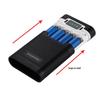 4-Section 18650 Battery Power Bank Shell with Dual USB, Solder-Free