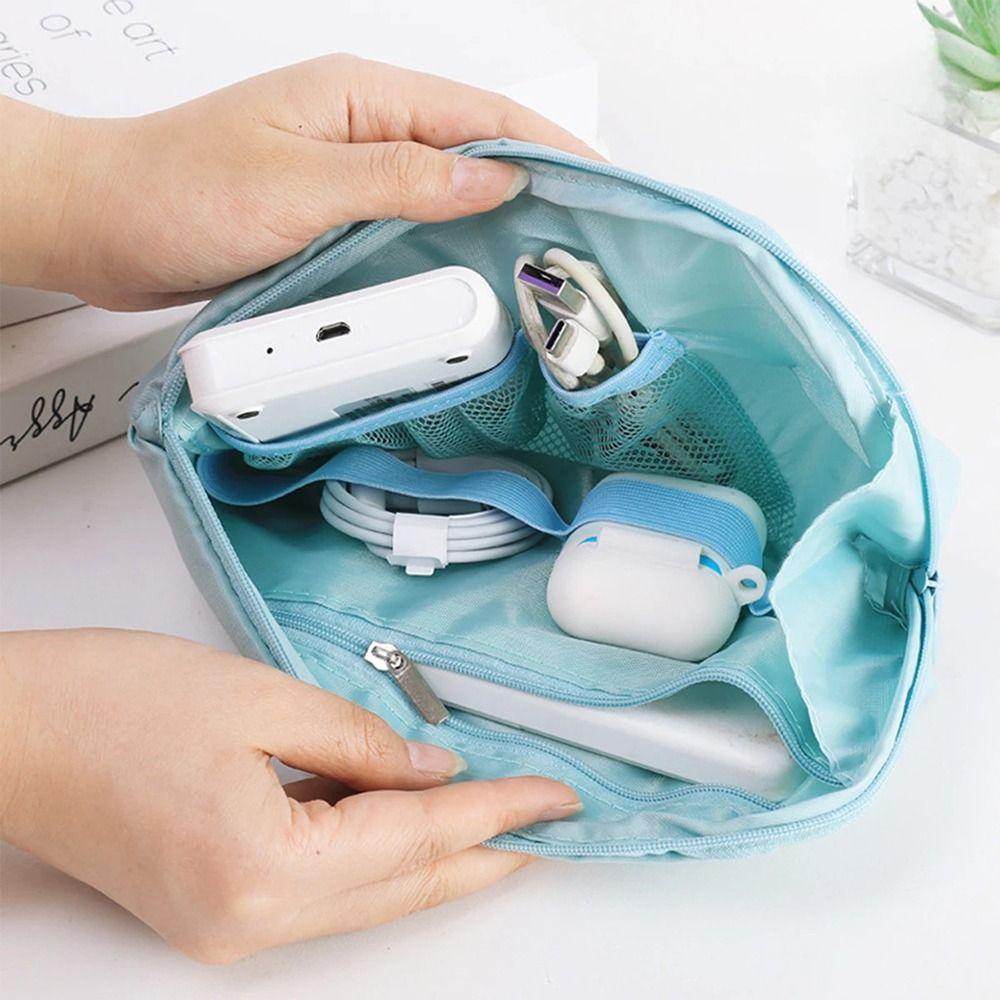 1Pcs Multi-Function Data Cable Bag Waterproof Travel Bag Durable Portable Storage Bag