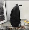 2022 Black School Backpack with Multiple Pockets & Large Capacity for Junior High Students