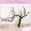 Artificial Flower Bonsai Plum Tree With Silk Flowers For Home Decor And Photography Props