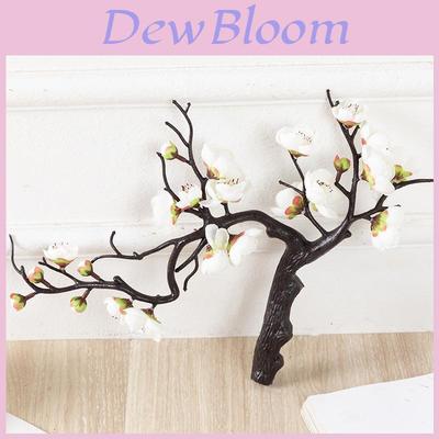 Artificial Flower Bonsai Plum Tree With Silk Flowers For Home Decor And Photography Props