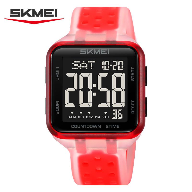 Simple sports electronic watch, breathable strap, male student watch, multi-functional waterproof luminous electronic watch