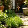 Großmäuliger Vogel Gartenspieß, Rostiger Metallvogel Dekorative Hofkunst für Außenbereich Terrasse, Rasen, Innenhof, Gartendekoration