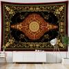 European Retro Mandala Wall Tapestry Bohemian Paisley Print Wall Hanging for Bedroom Living Room Dorm Decor