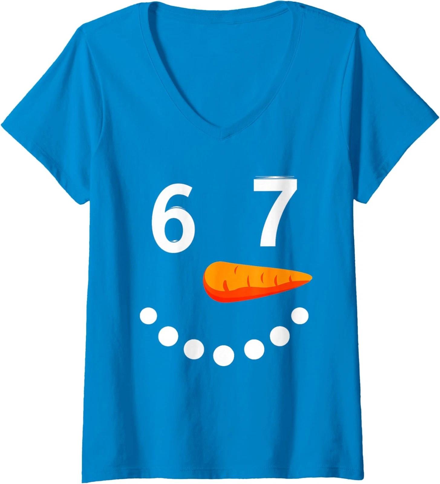 Funny 67 Dabbing Six Seven Bruh Raccoon Design Ladies  Crewneck T-Shirt 2XL