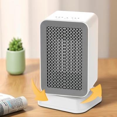 1000W Silent Electric Heater Third Gear Timing Air Heaters EU Plug Warm Air Blower Desktop Warmer Overheating Protection