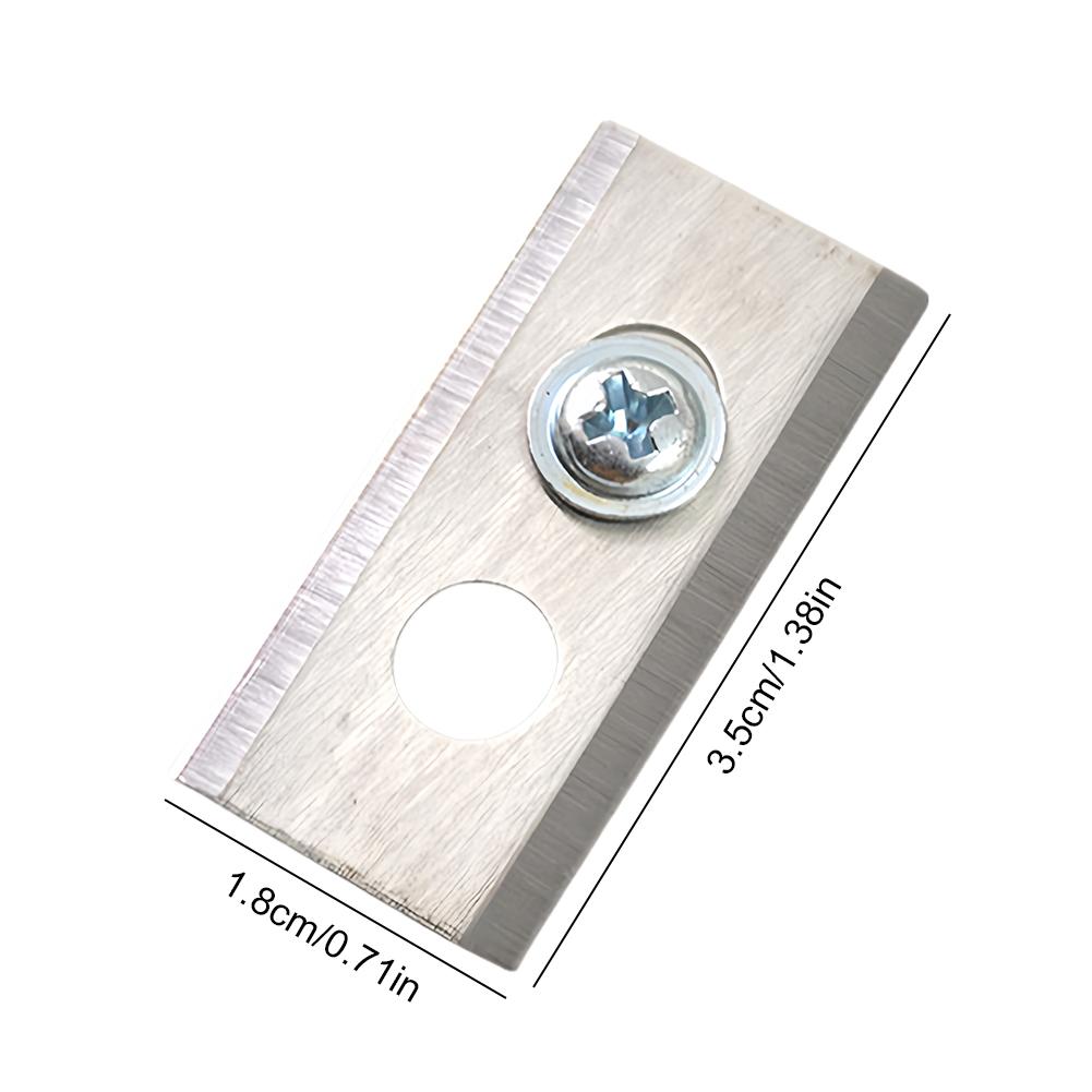 36Pcs Metal Replacement Blades with Washers & Screw Lawn Cutting Blade Stainless Steel Mower Blade Set for Mammotion Luba Robot
