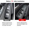 Moonlinks Inner Door Power Window Switch Button Cover Trim Sticker Replacement for Mercedes Benz
