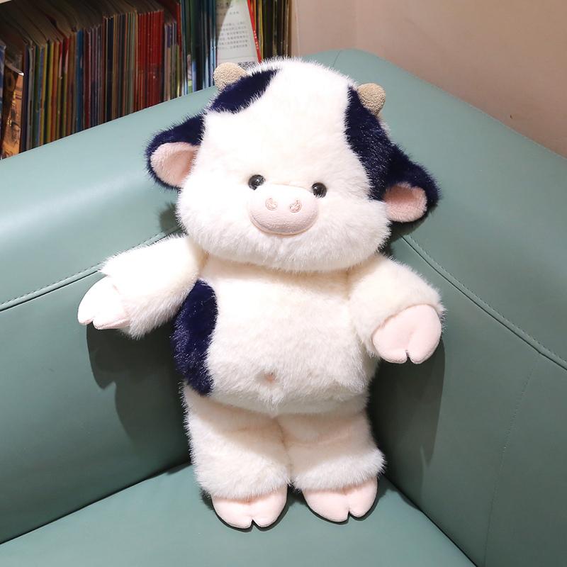 

48cm Cute Plush High-Quality Toy Elephant Fox Cow Mouse Stuffed Animal Doll Huggable Christmas Birthday Gift Idea 45cm