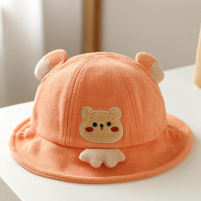Baby Bucket Hat Spring Autumn Sun Protection Cute Unisex Infant Cap Trendy Toddler Wide Brim Headwear For Boys And Girls