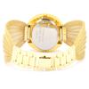 Fashionable Women Watch Wide Mesh Belt Quartz Shining Elegant Wrist Watch for FemaleGold