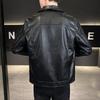 Giacche da Moto da Uomo in Morbida Pelle Retrò alla Moda e Belle Slim Versatili