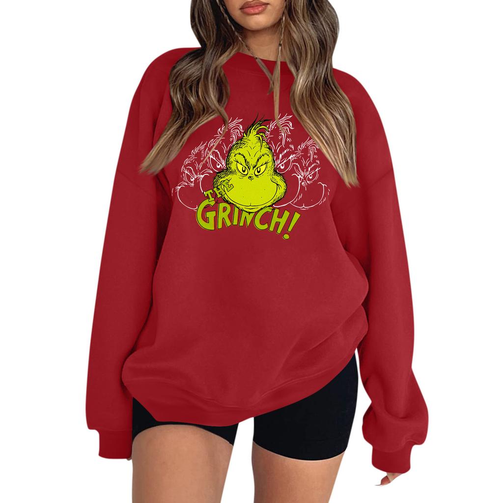 Women's Colorblock Sweatshirt Long Sleeve Round Neck Casual Comfortable Loose Lightweight Women's Sweatshirtt