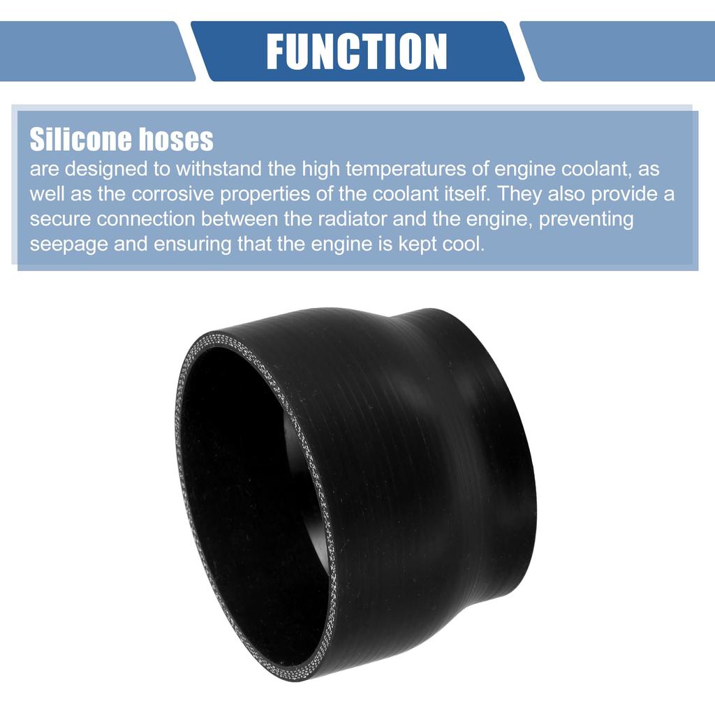 X AUTOHAUX Silicone Hose Silicone Pipe Radiator Hose 1 Piece Inner Diameter 83-102mm Length