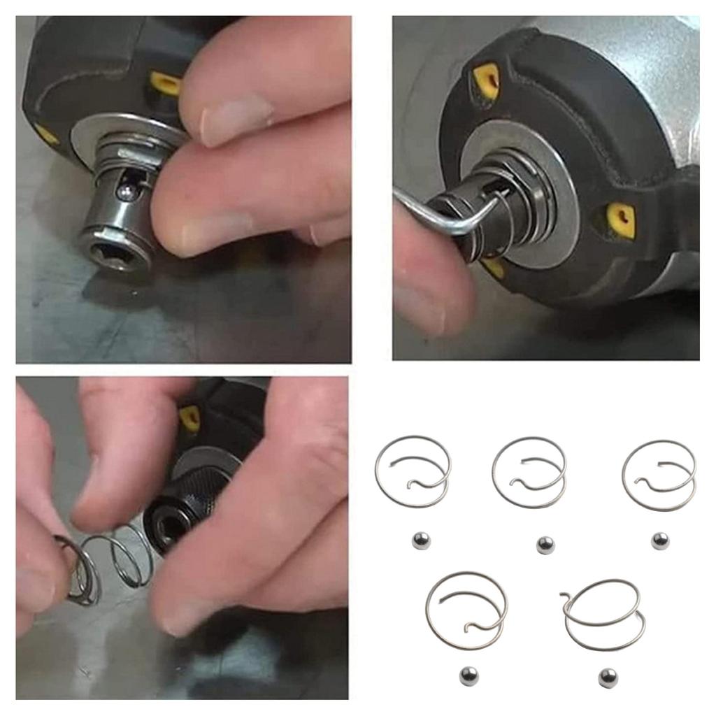 Maximize the Durability of Your For Impact Driver with Repair Spring and Steel Ball Set for DCF885 DCF886 DCF887