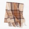 Plaid Cashmere Neckwear Classic Gingham Shawls Warm Stoles Tartan Mufflers  Party