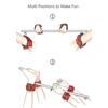 Stainless Steel Metal PU Leather Open Leg Bar Bondage For Handcuffs Wrist Ankle Restraint  Accessory Erotic Sex Toy