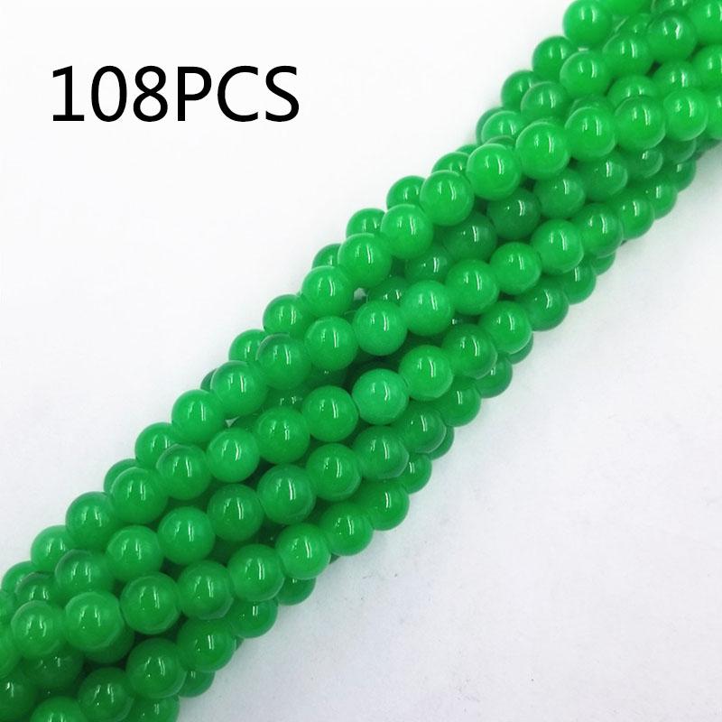 70/108pcs 8mm Glass Loose Beads DIY Handmade Accessories for Bracelet Necklace  Jewelry Making