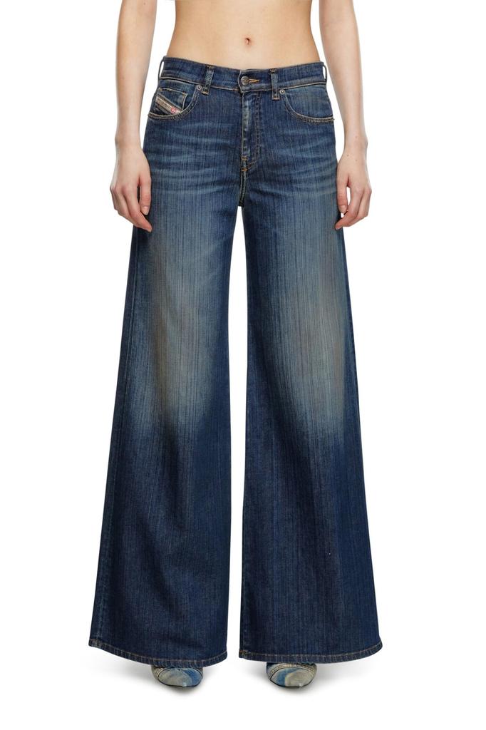 Diesel Women's D-AKEMI Denim Flare, Size L.30, A0362509J45, 24-inch, Blue, 01