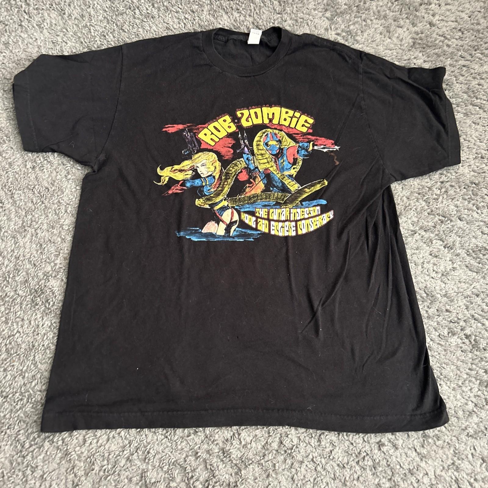 Rob Zombie The Lunar Injection Kool Aid Eclipse Conspiracy Size Large Unisex T-Shirt M