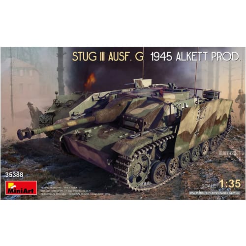 Miniart 1/35 scale German Sturmgesch?tz III Ausf. G, 1945, Alkett Plastic Model Kit MA35388