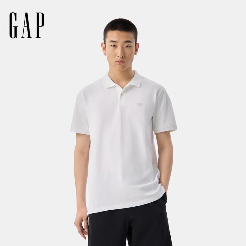 Gap Unisex Short Sleeve Embroidered Polo Shirt S