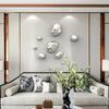 Abstract Three-dimensional Stone Wall Hanging Living Room Decoration Electroplating Simulation Stone Wall Hanging Interior Home
