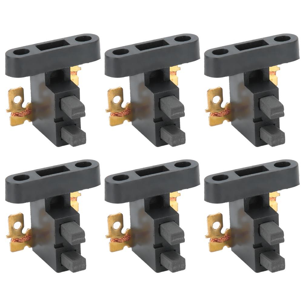 10PCS Plastic Carbon Brush Assembly Black Generator Brush Set For Generator