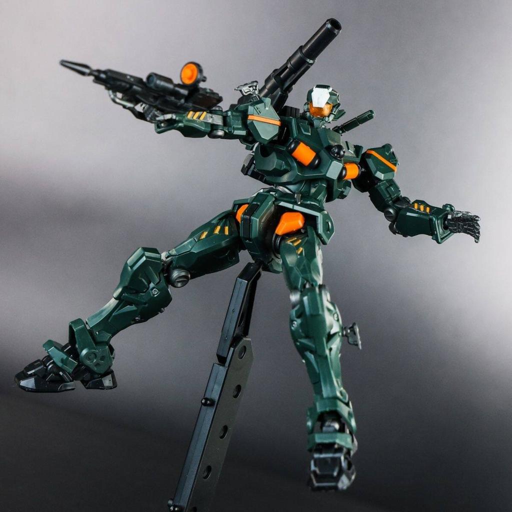 HG 1/144 RGM-79 Saya‘S Light-Type Guncannon GQ Red Green Blue Color Assembly Model Kit Action Figure Mecha Toy Desktop Ornament