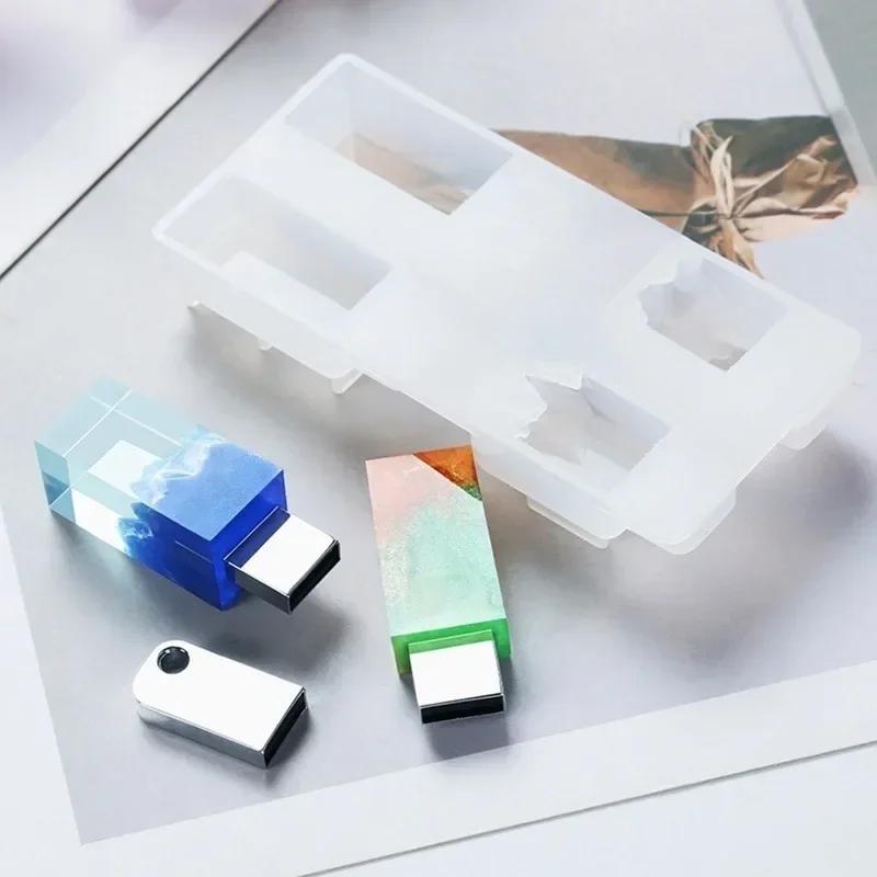 1 Pc Imitation Mountain Silicone Mold Succulent Small Craft Flower Pot Concrete Cement Pottery Mold Suitable For USB Flash Drive