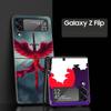 Das Schwert Kreatives Muster Harte PC-Handyhülle Für Samsung Galaxy Z Flip 7 6 5 4 Schwarze Hülle Für Galaxy Z Flip 3 Faltbare Schale