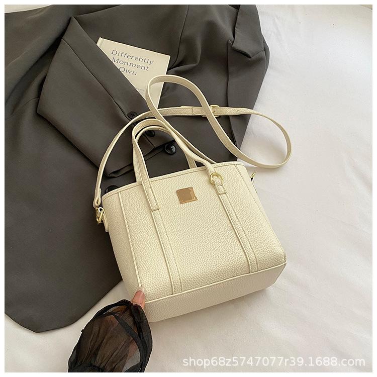 

Niche high-texture portable bucket bag women s 2025 new trendy fashion high-value vegetable basket single shoulder messenger bag