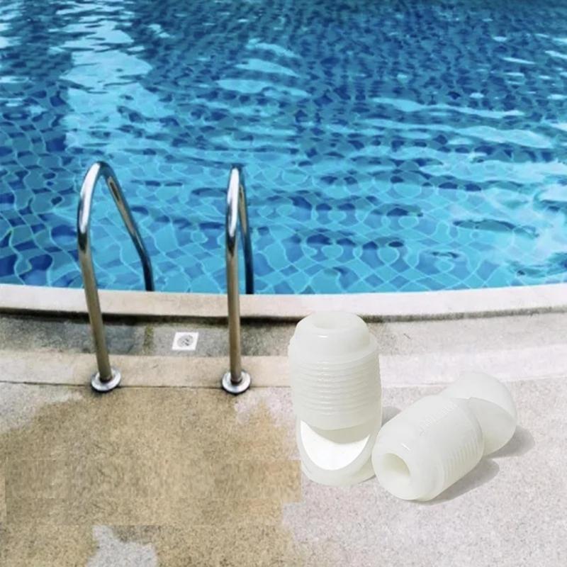 2PCS Professional Aerator Sprayer Nozzles Plastic Texture Suitable for Swimming Pool Systems Plastic Construction