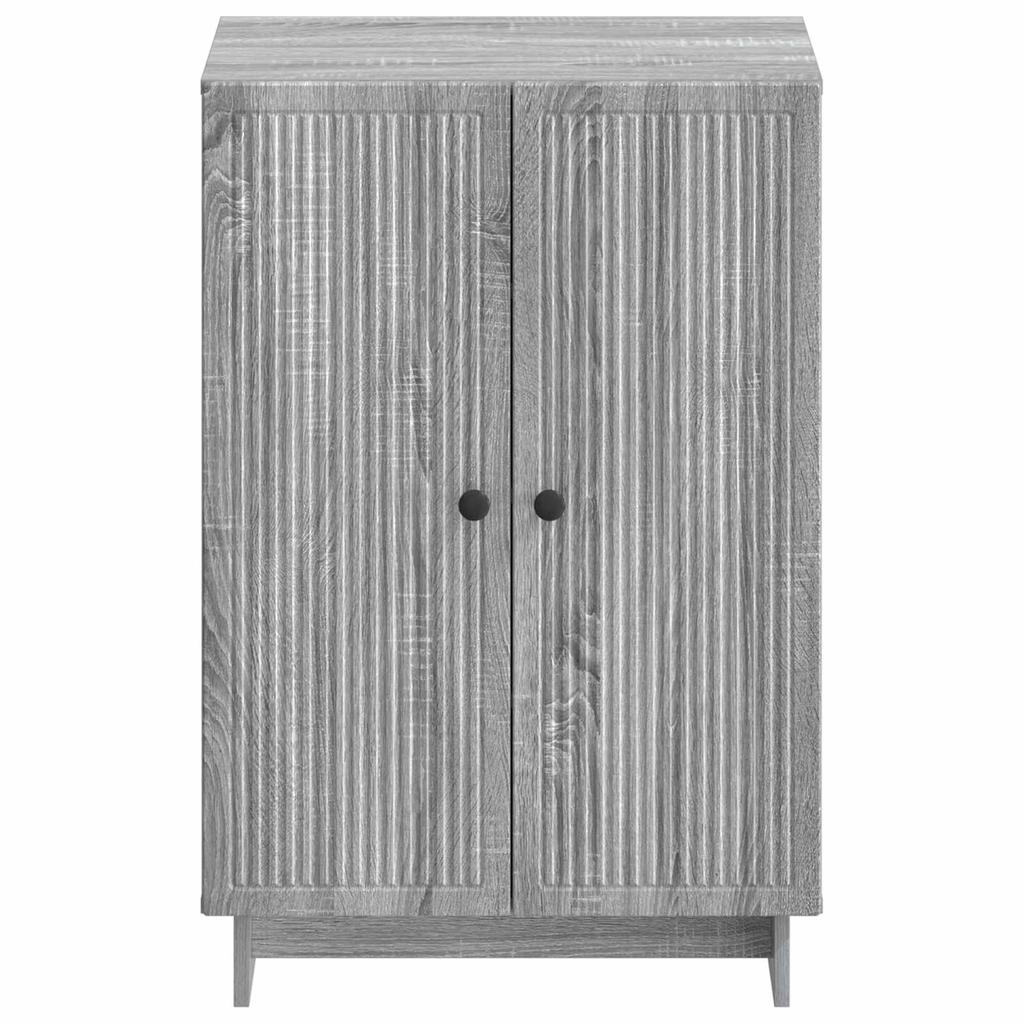 Shoe Cabinet EDE 59.5 x 39.5 x 90 cm Engineered Wood Sonoma Grey