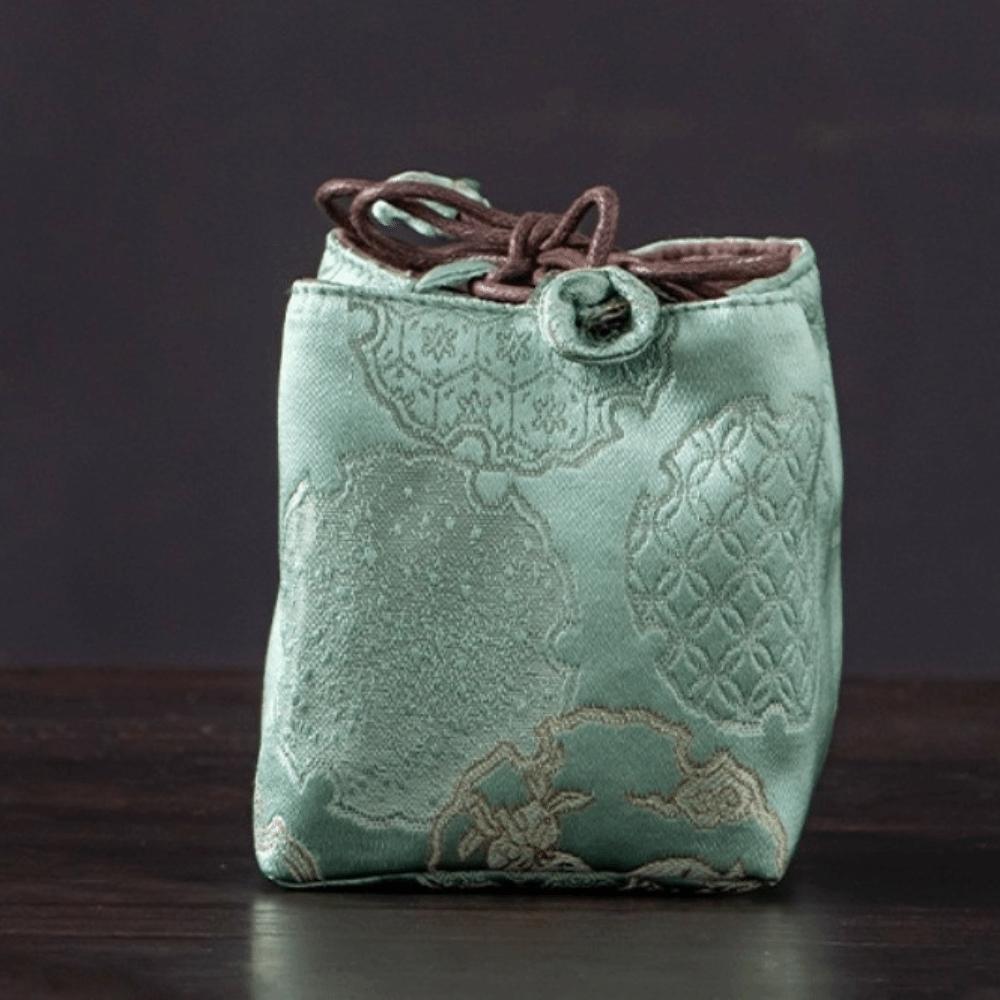 Embroidered Chinese Style Bag Thickened Teapot Storage Bag Tea Cozy Chinese Tea Culture