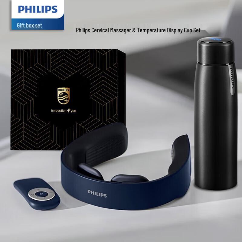 Philips Neck Massager & Thermos Set