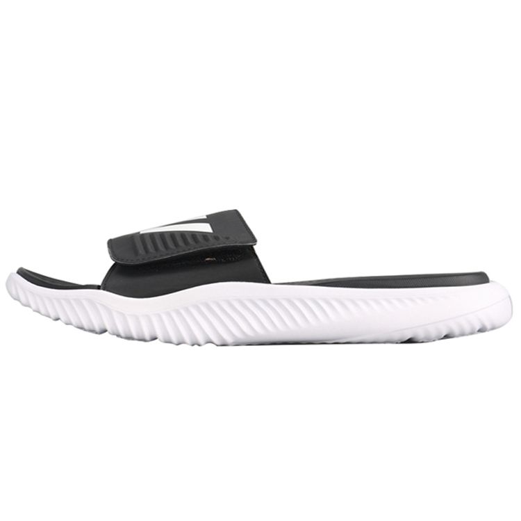 

Adidas Кроссовки унисекс Alphabounce Slides Black White BA8775