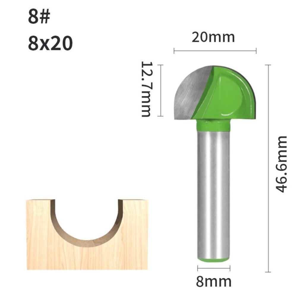 Precision Cutting Ball Nose End Mill Round Nose Cove Router Bit New Wood Carving Bit Wood Working