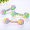 Dog Puppy Cotton Rope Chew Double Knot Braided Bone Pet Molar Training Play Toy
