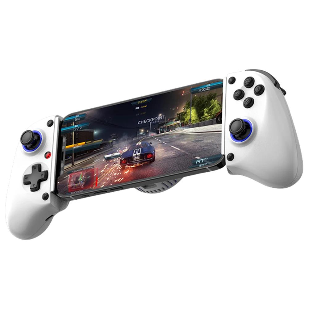 D11S Mobile Phone Gamepad with Cooling Fan/Programmable Back Buttons BT 5.2 Telescopic Game Controller for Android/IOS/SWITCH