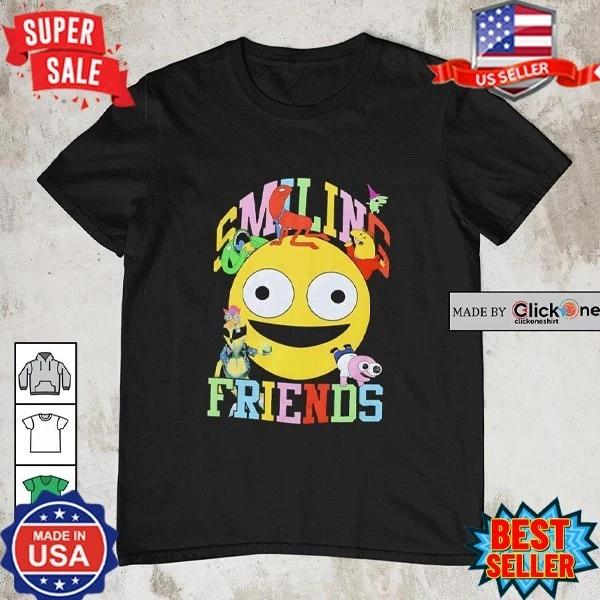 Smiling Friends cartoon logo T-Shirt S-5XL L